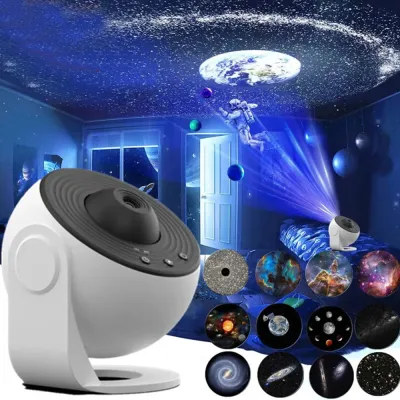 13 in 1 Planetarium Projector Starry Sky Galaxy Star Projector Night Light LED LED สำหรับห้องนอนตกแต่งห้องพัก