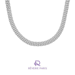 Reverie Paris Vintage Braided Necklace Couple French Fashion Accessories For Women Men Christmas Gift