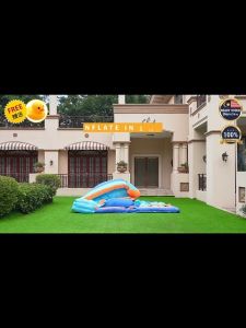 Water Castle Waterpark Play Center Kids Toy Gelongsor Air Kolam Renang Mainan Budak 83048 喷水城堡超大乐园水池
