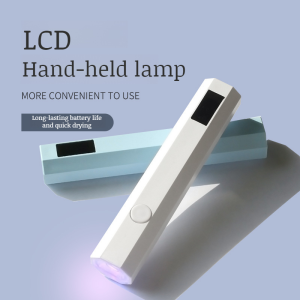 Mini Portable Nail Quick Drying Lamp Handheld UV Nail Enhancement Lamp UV Light USB Charging Nail Flashlight DIY Nail Enhancement Tool