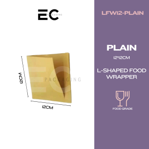 EC 100Pcs Burger Sandwich Food Wrapper Deluxe Grease-Proof Wrap Oil Paper Greaseproof Paper