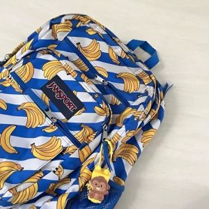 PROMO SEPESIAL TAS RANSEL WANITA/PRIA JANSPORT BACKPACK/ MOTIF BANANA