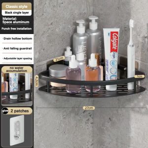 ARTHUR kitchen organizer rack corner rack bathroom accessories corner shelf bathroom stainless rack Kitchen Organizer Bathroom Shelf Wall-Mounted Storage Rack  knife holder storage