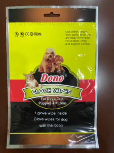 Tisu Basah Sarung Tangan Pet Glove Wipes Dono Hewan Anjing Kucing Satuan Tissu Tissue