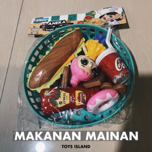 ( BISA COD ) Mainan Dapur Anak Replika Makanan Plastik