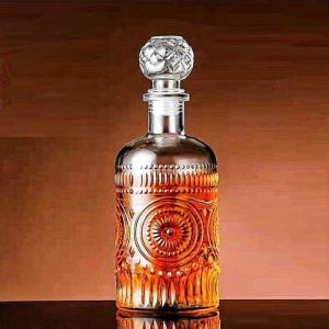 Chai Thuỷ Tinh trụ tròn  Dung Tích 1000 ML Trong Suốt  Sang Trọng