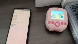 Cross-Border Childrens Cartoon Instant Print Camera Digital Camera 2-in-1 Bluetooth Connection Mobile Phone Parent-Child Interaction