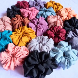 CEPOL HIJAB / SCRUNCHIE IKAT RAMBUT JILBAB WARNA WARNI