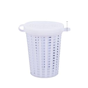 FIGHTINPC 10pcs/bag Dạ Quang Lồng mồi câu cá mini Nhựa Mềm Giỏ lồng câu cá Giun đất Đỏ/Trắng Bẫy Mồi Câu Cá dạ quang Thu hút cá