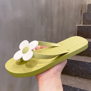 Womens wedge sandals - fashionable summer beach outerwear flip-flops with anti-slip soles