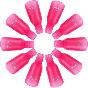 NAIL REMOVAL CLAMP/PENJEPIT KUKU UNTUK HAPUS BERSIHKAN KUTEKS ISI 10PCS