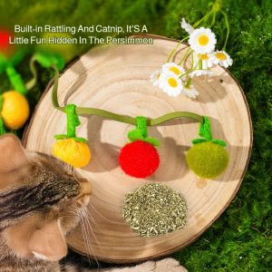 Cat Toys Colorful Non-hazardous Cat Teaser Non-marking Sticky Hook Catnip Safety Cute Pets