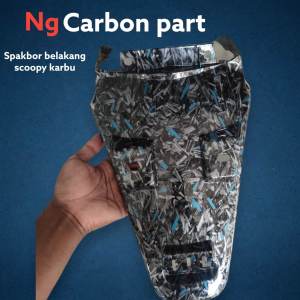 Forged Spakbor Belakang Scoopy karbu
