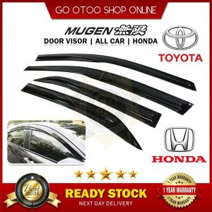 Mugen Air Press Window Door Visor Windshield Deflector For Honda City 2020 Accord Civic Jazz Brv Hrv / Toyota Vios Wish