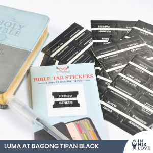 Certified Positive Tagalog Bible Tab Stickers Luma at Bagong Tipan