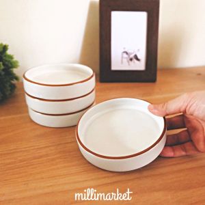 YUMI GLASS COASTER/Tempat Saji Mug Gelas / alas gelas keramik aesthetic lucu soft cream / tatakan gelas keramik estetik