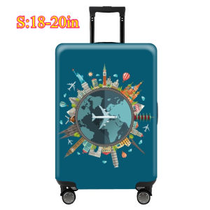 Travel Luggage Cover Protector for 18-26 Inch High Elastic Travel Suitcase Polyester Protective Cover