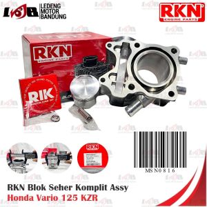 RKN Blok Boring Honda Vario 125 Techno Fi KZR Seher Piston Kit Cylinder Assy Motor Matic