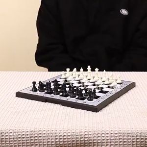 Magnetic Foldable Chess Set - Kids & Family Portable Educational Game with Premium Quality Edu Toy