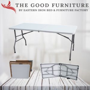 (Better Quality UPGRADED version!) Plastic Foldable Table camping Folding table HDPE Folding Table Portable Travel Outdoor Foldable Tables Study foldable Table Party Dinning folding Table Desk Picnic fold and carry like a bag