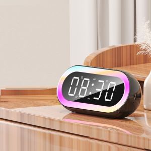 Đồng Hồ Báo Thức Đèn LED Đổi Màu Kiêm Loa Bluetooth