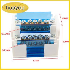 huayou Din Rail Terminal Block WKH207 Power Distribution Box Modular Connection Block