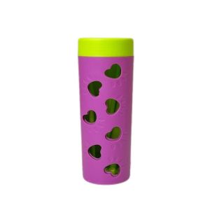 OUTOPEN Bite Resistant Pet Leaking Food Toy Dog Paw Pattern Plastic Pet Snack Roller Creative Teeth Grinding Hidden Food Stick IQ Improvement