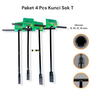 PAKET KUNCI SOK T SET NEW UKURAN 8.10.12.14  Bisa COD ORIGINAL PALING MURAH BISA COD