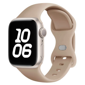 Applicable iwatch12 watch strap applewatch11 Generation S8 Letter Buckle Butterfly Silicone Sports Watch Strap