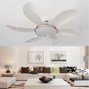 Quạt trần đèn 6 cánh siêu mát chạy cực êm cho phòng kháchngủ bếp ănkhiển từ xa 3 chế độ có đảo chiều (ĐỘNG CƠ INVERTER LÕI ĐỒNG)