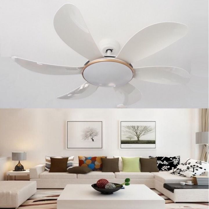(ĐỘNG CƠ INVERTER LÕI ĐỒNG) Quạt trần đèn 6 cánh siêu mát chạy cực êm ...