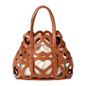 Đương Đại giỏ hàng dệt ví túi đeo chéo vai dây rút chiều dài PU mềm túi xách cho lối sống