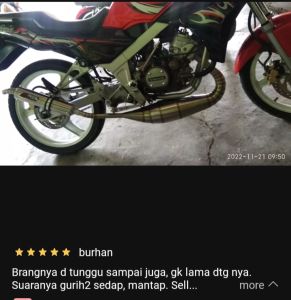 Knalpot Ninja AITECH Ninja R Ninja RR Ninja SS ful stainles