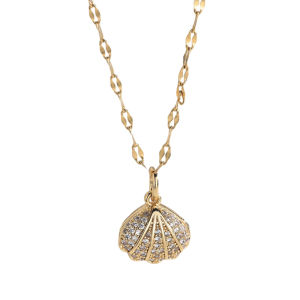 Hmeme Vòng cổ ngọc trai cho phụ nữ đầy đủ của Thạch Vỏ Titan Mặt dây chuyền vòng cổ không xỉn Kim Loại vòng cổ