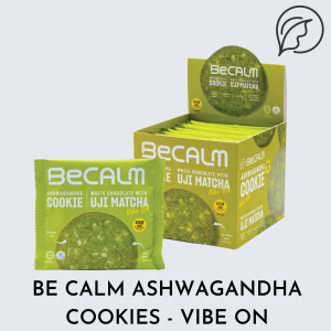 BeCalm Ashwagandha Functional Cookies for Quality Sleep Mind Clarity and Mood Balancer (30g x 10packs)