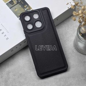 Itel A60S Case Pro Leather Black Case Itel A60S