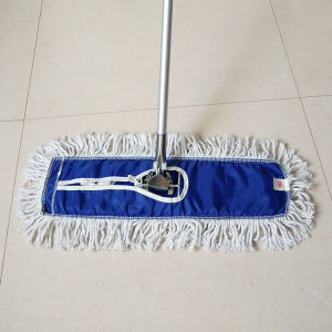 Dust Mop Complete 24(60cm) Floor Dust Mop Set Industrial Commercial Heavy Duty Washable Square Conference hall Hoter lobby Shopping mall Dust Mop MOP09