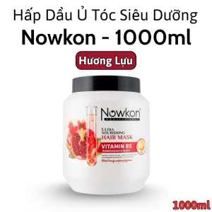 Hấp Dầu Ủ Tóc Siêu Dưỡng NOWKON - 1000ml VITAMIN B5 Giúp Tóc Mềm Mượt .