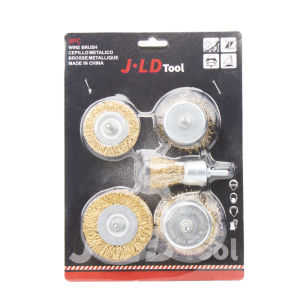JLD Sikat Kawat 5pcs/3pcs Mata Bor Sikat Kawat sikat besi karat sikat baja untuk bor Bisa COD!