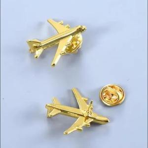 Metal Airplane Brooch Diy Fashion Pin Alloy Badge Vintage Pin Buckle Badge Buckle Jewelry Accessories