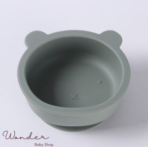 WNDR Mangkok Mpasi Bayi Tahan Panas Dengan Suction Perekat Bahan Silikon Food Grade BPA Free