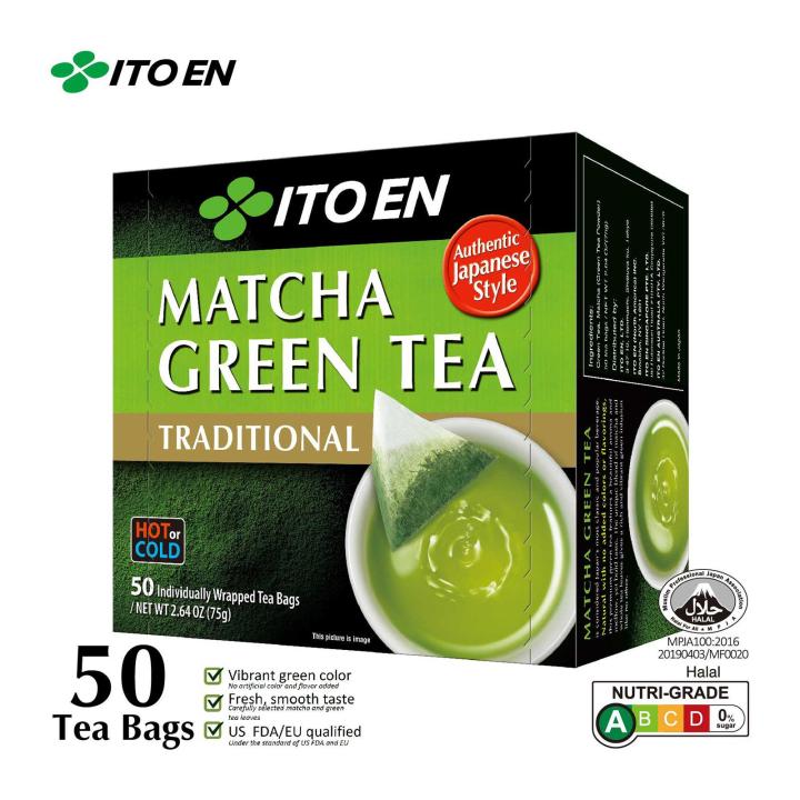 ITO EN Matcha Green Tea Traditional Teabag 50S Lazada Singapore