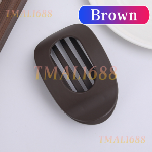 [✅SG Seller] Solid Color Flat Hair Clips Set – Minimalist Acrylic Barrettes for Women Strong Hold Claw Clips No-Crease