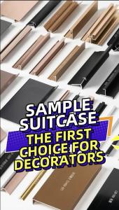 Small sample decoration materials interior design aluminum alloy stainless steel home decoration