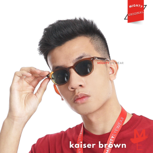 MIGHTY Kacamata Hitam Pria - KAISER Brown SUNGLASSES