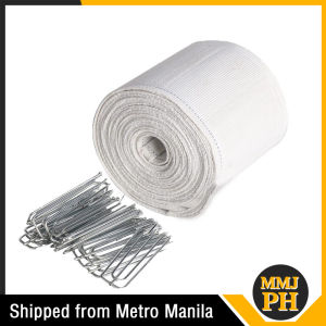 6M Curtain Pleater Tape Kit For Bedroom Living Room Wall Decoration With 15Pcs Curtain Pleater Hooks