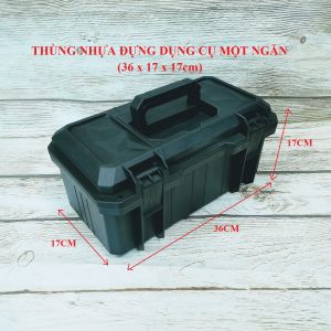 SV Hộp NHỰA đựng dụng cụ 1 ngăn 36x17x17cm (DxRxC)