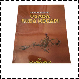 Buku Salinan Lontar Usada Buda Kecapi Agama Hindu IB Bajra
