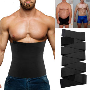 Men Waist Trainer Belly Bandage Wrap Slimming Sheath Body Shaper Compression Trimmer Straps Sauna Sweat Bands Body Shaper Waist Trimmer Corset Belly Shapewear