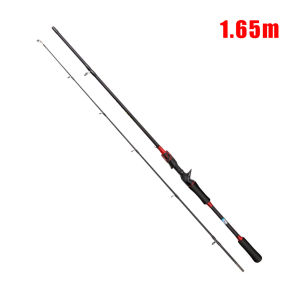 GXU ฟรีเรือคันเบ็ดแบบพกพา 1.65/1.8/2.1m ที่มีน้ำหนักเบาปั่น Baitcasting ก้าน M การกระทำ EVA จับเบสตกปลาน้ำจืดน้ำเค็มก้าน